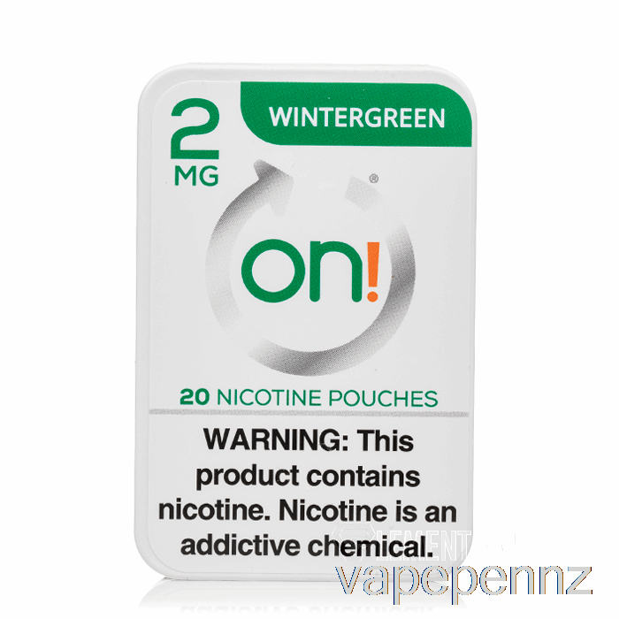 ON! Nicotine Pouches - WINTERGREEN 2mg VAPE NZ
